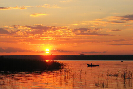 закат на вуоксе