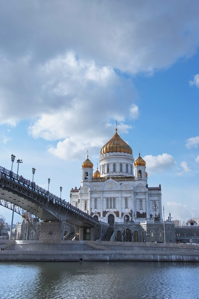 Москва, март 2009. Храм Христа Спасителя.