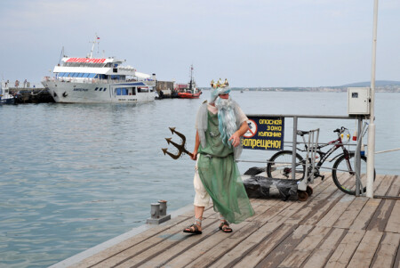 нептун на прогулке