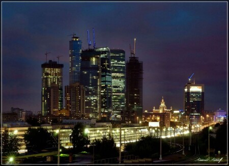 Ночная Москва.