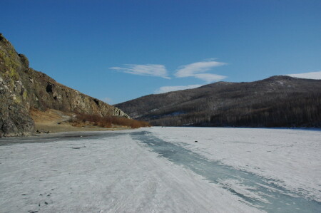 По ледяной дороге