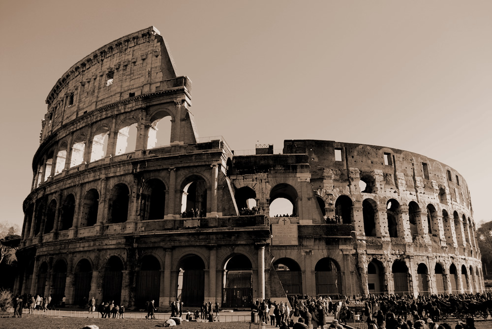 Colosseum In Winter