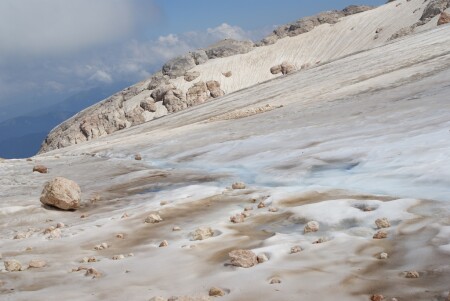 Ледник на г.Фишт. Западный Кавказ.