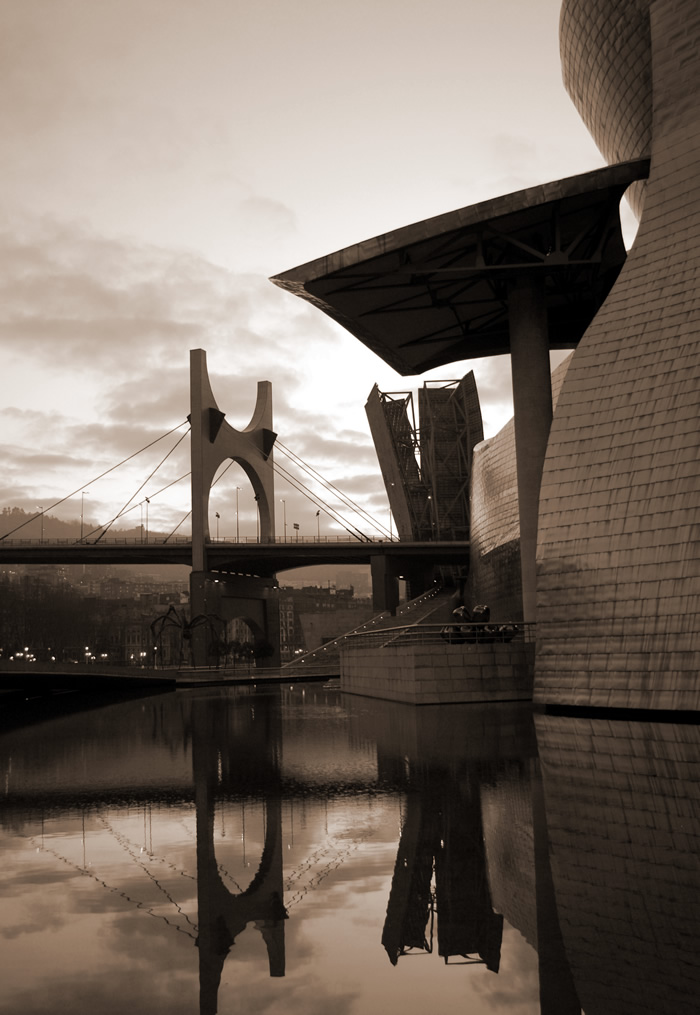 At Bilbao Guggenheim Museum