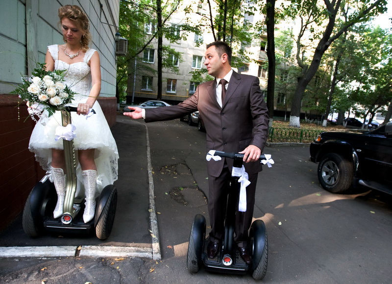 Свадьба и Segway