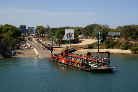 На переправе