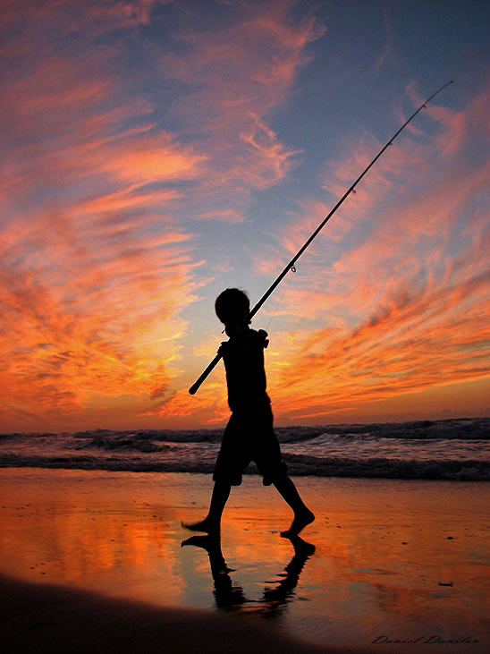 Young fisherman