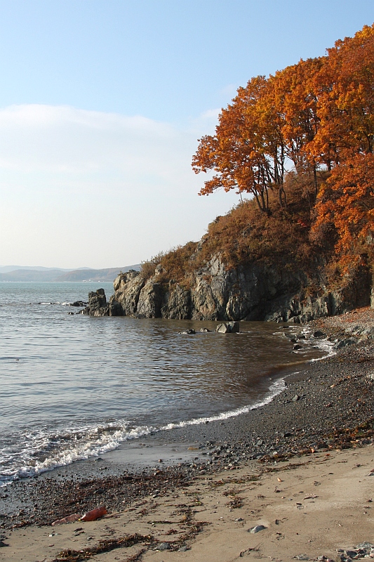 Осенние краски Японского моря