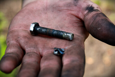 останки мотоцикла Минск