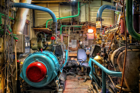 &amp;quot;NAUTILUS II&amp;quot;. машинное отделение.