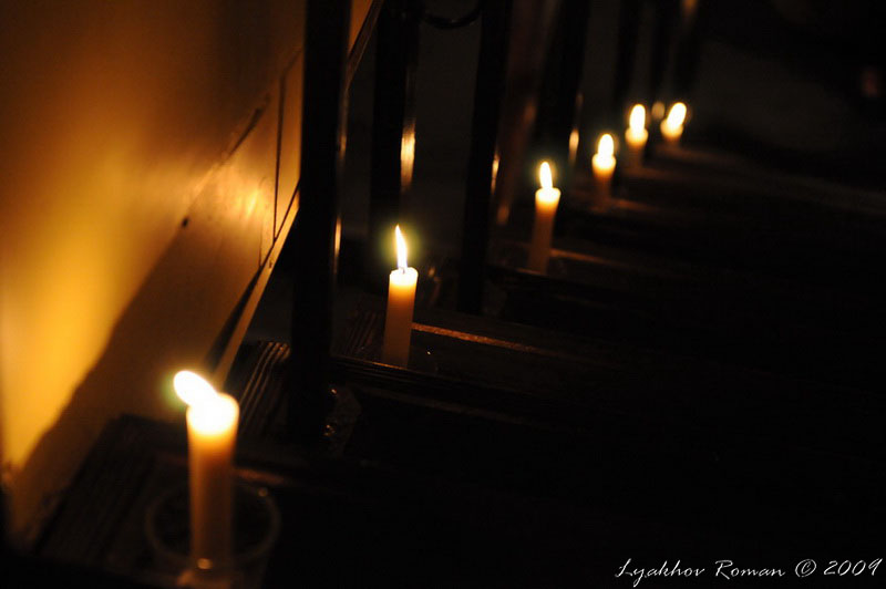 candles in the night...