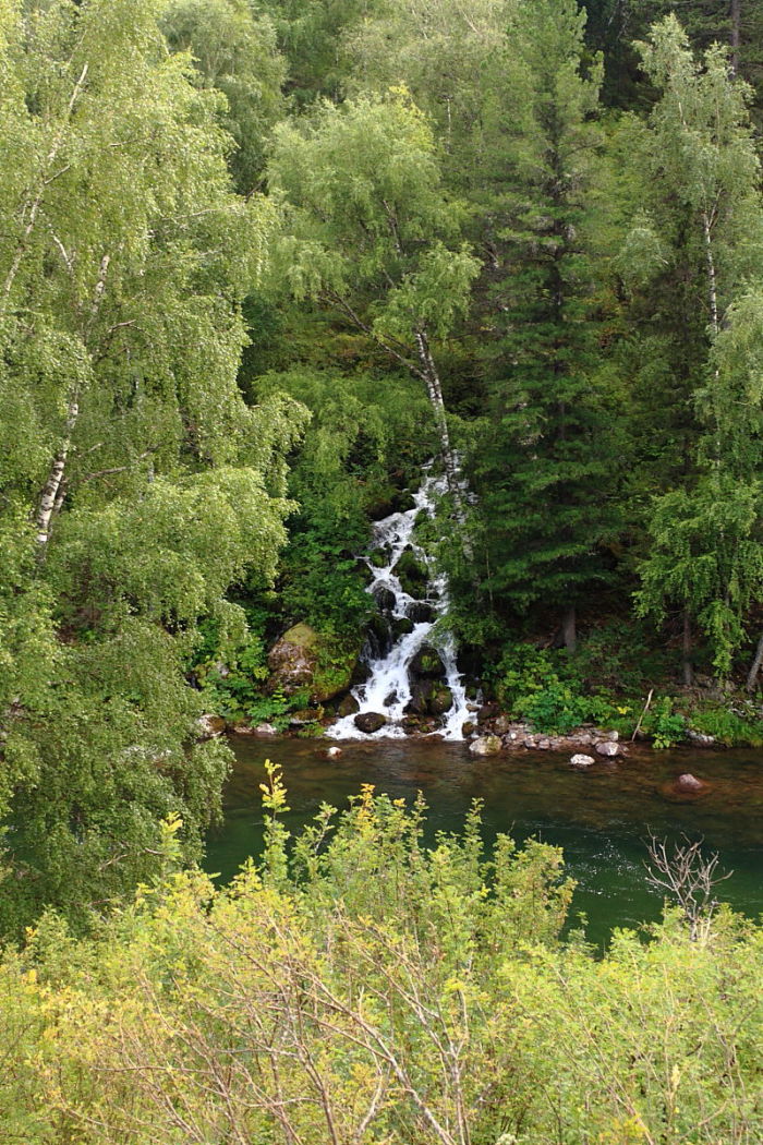 Горный Алтай водопад Река Кумир