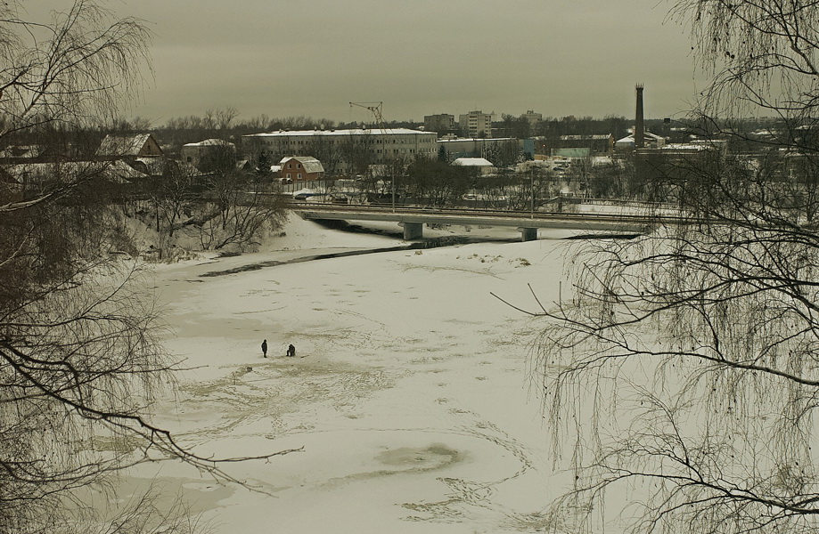 Зимняя рыбалка. Городской вариант 