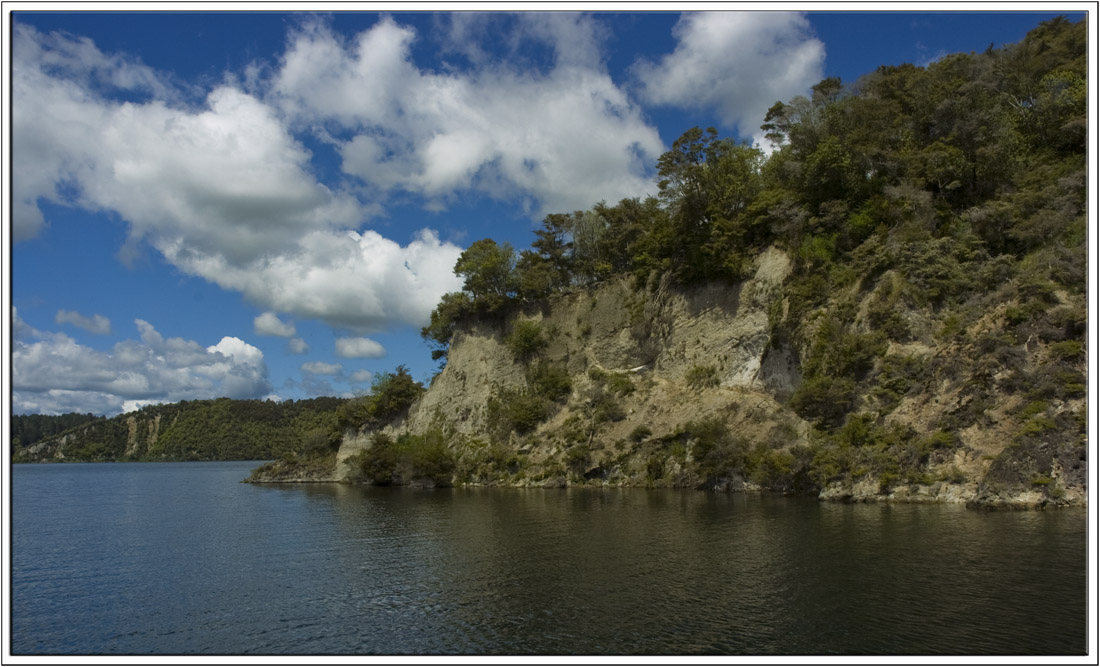 Lake Rotomahana, New Zealand