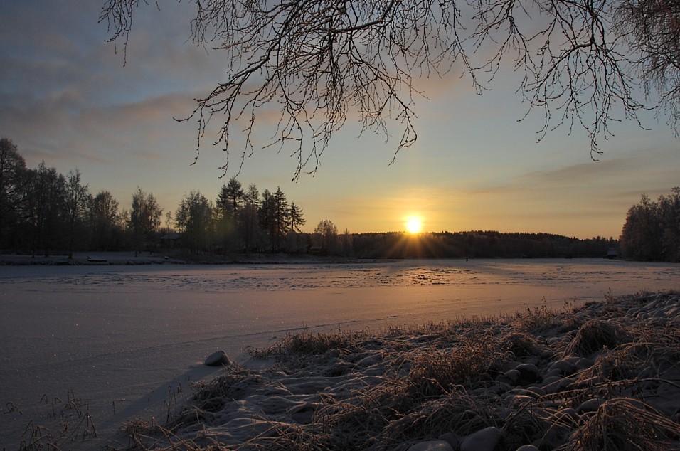 Вечерело