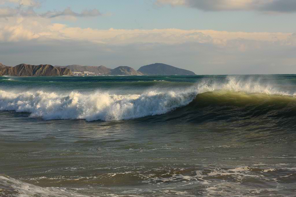 Крымское зимнее море