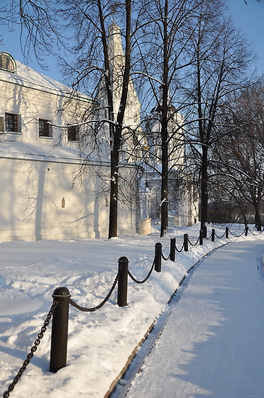 Зимой в парке.