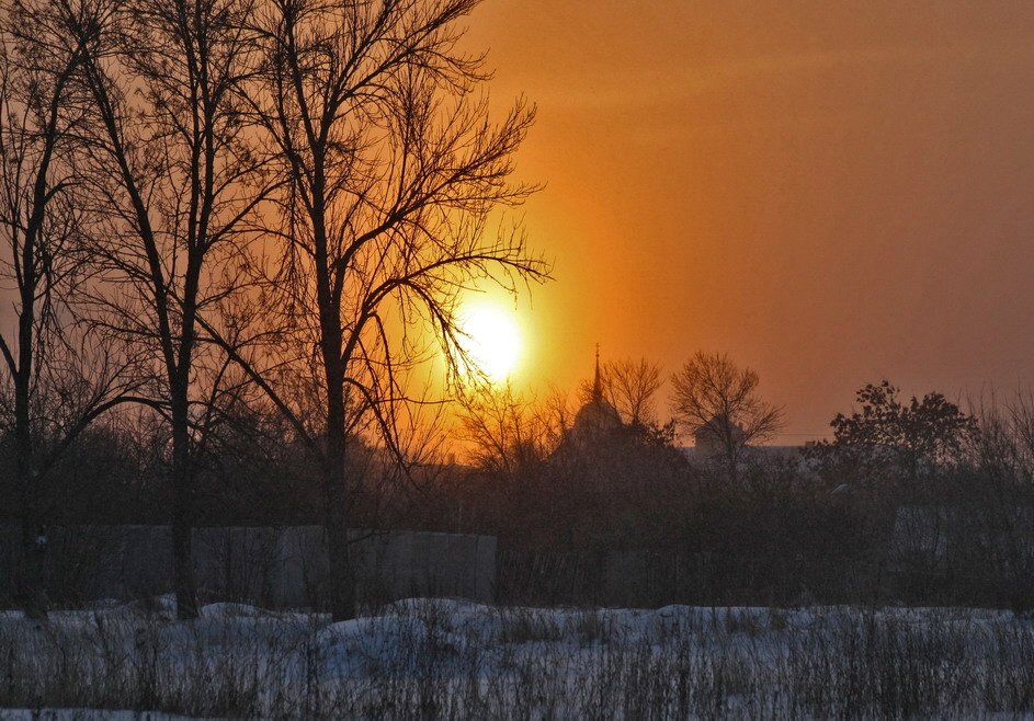 Закат в Муроме.