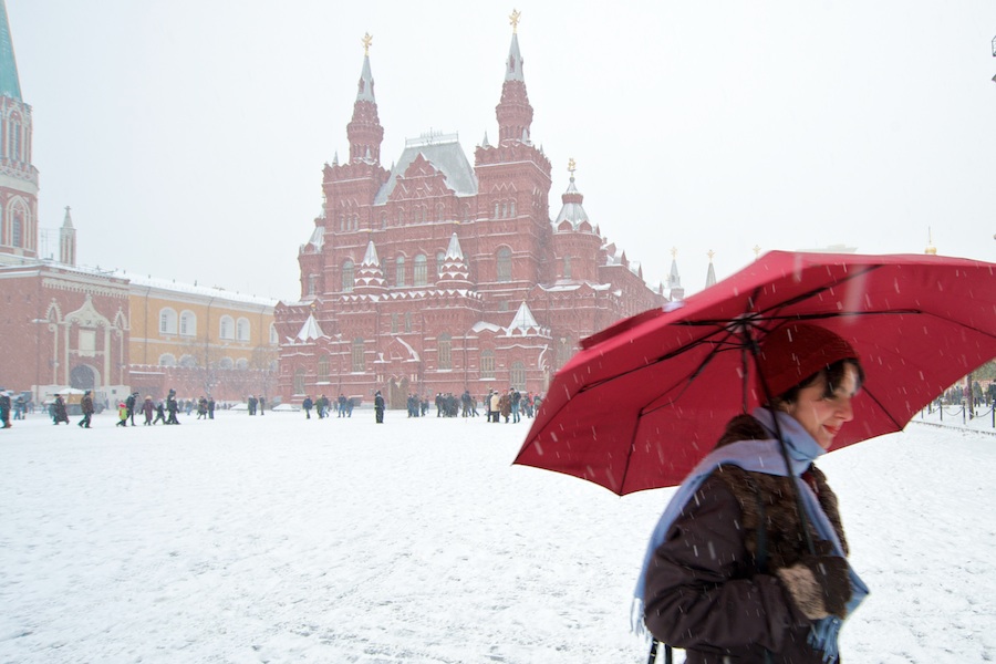 Московский снегопад