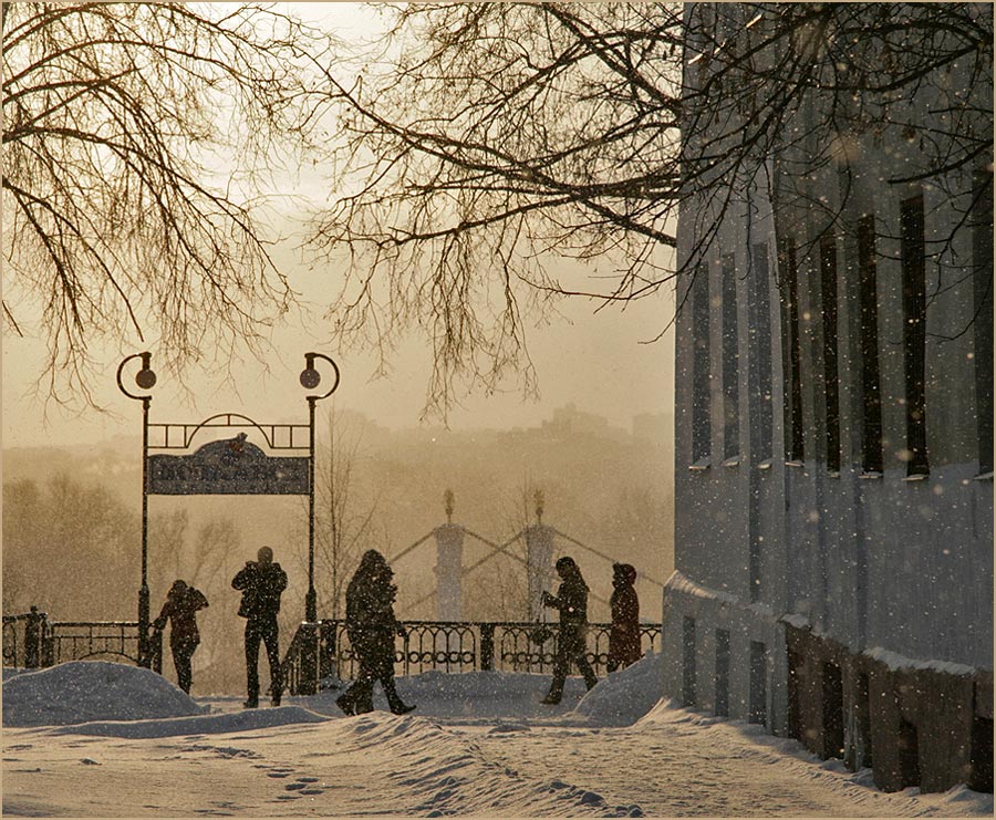 Морозный день в Ярославле