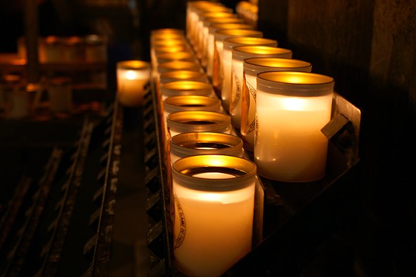 Candles of Notre-Dame de Paris