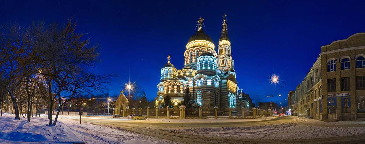 Благовещенский собор. Зимняя панорама