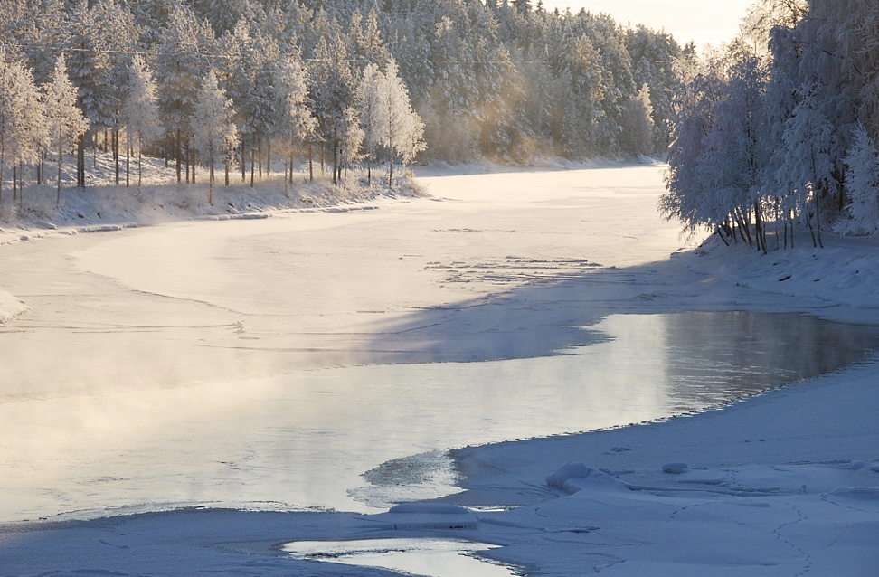 На реке