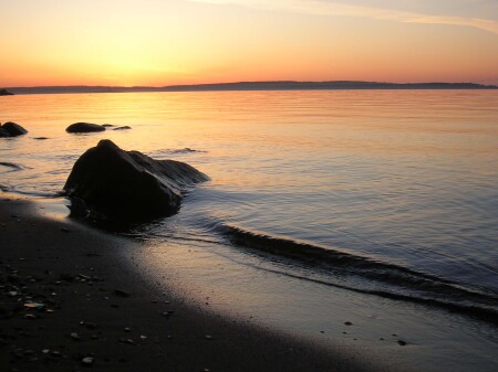 Закат на Онего