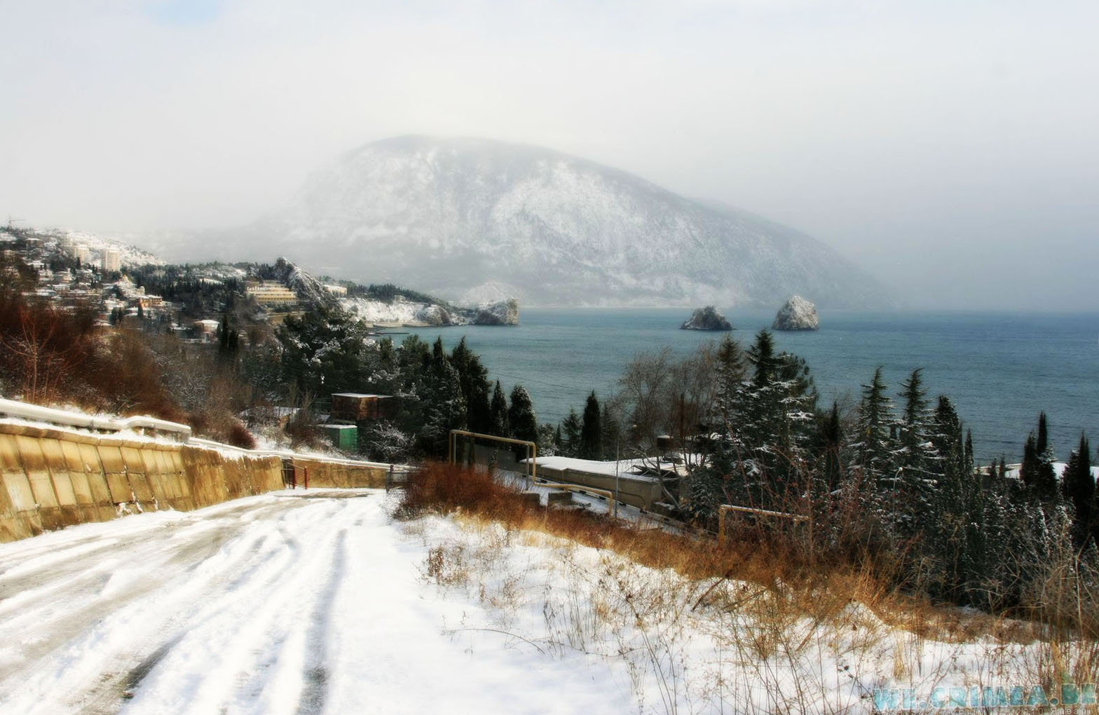 Гурзуфский пейзаж, зима 2010