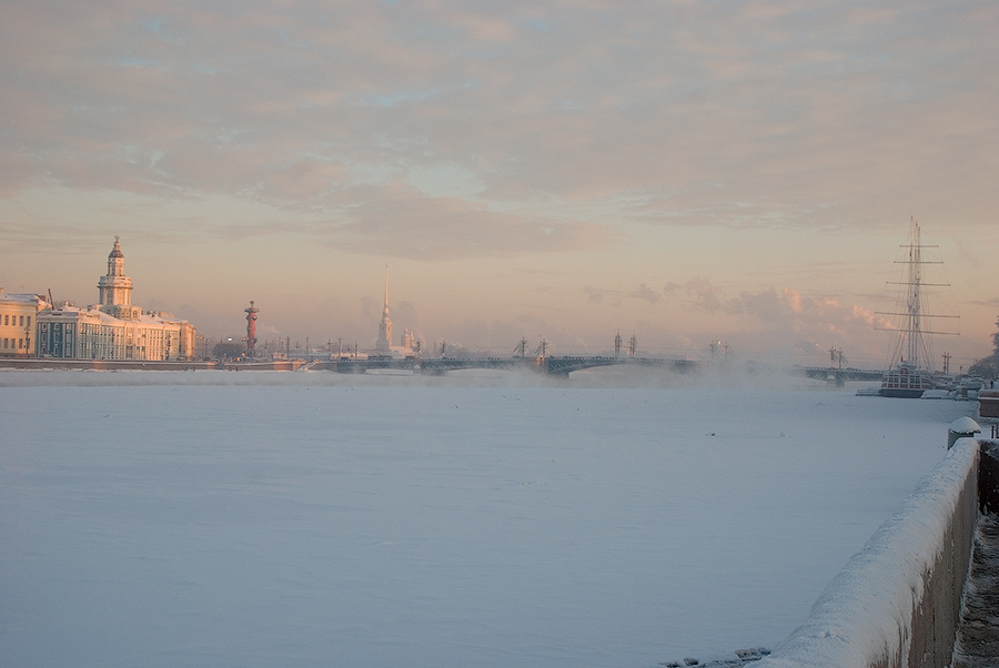 Морозная акварель