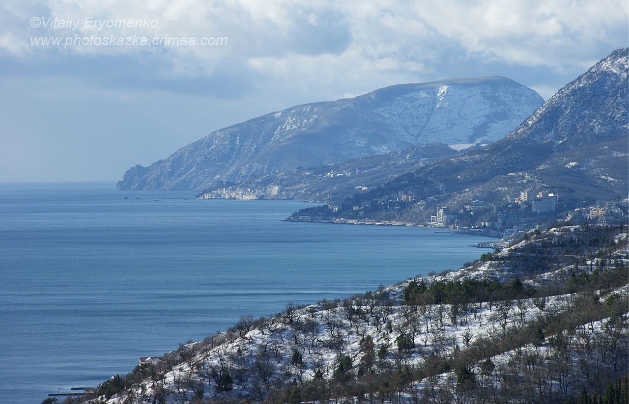 Зима 2010 на Южном берегу Крыма