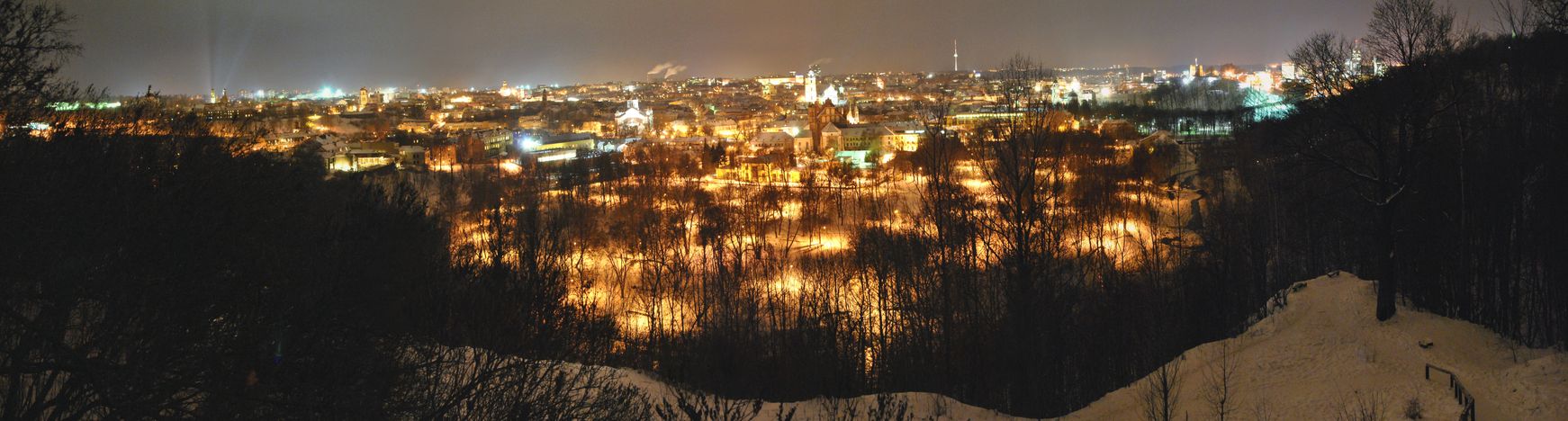 Ночная панорама города