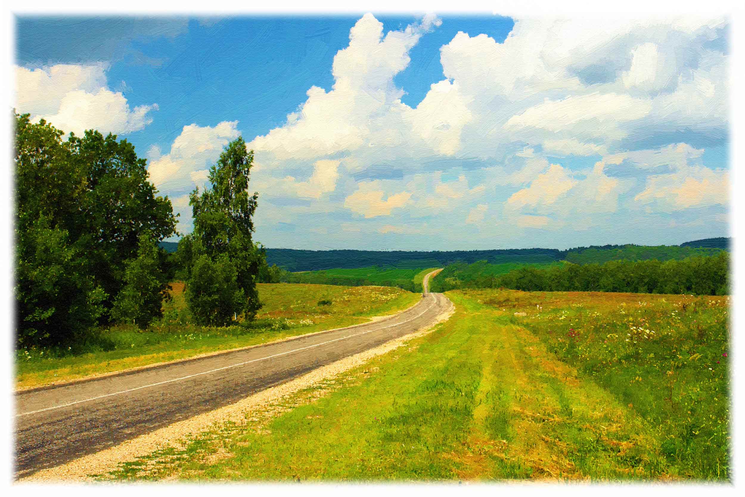 Дорога в Сенькино