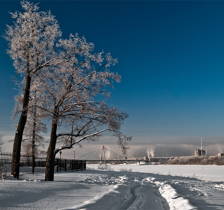 Город боится замерзнуть...