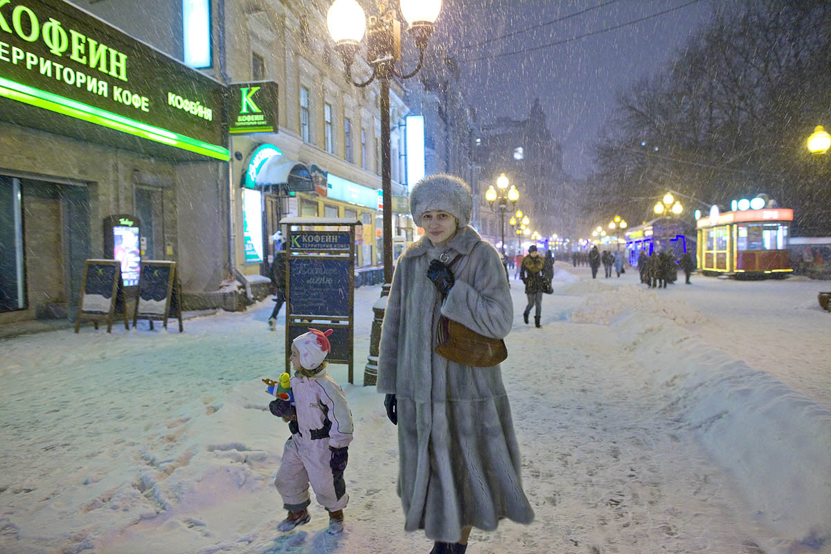 предпраздничный снегопад