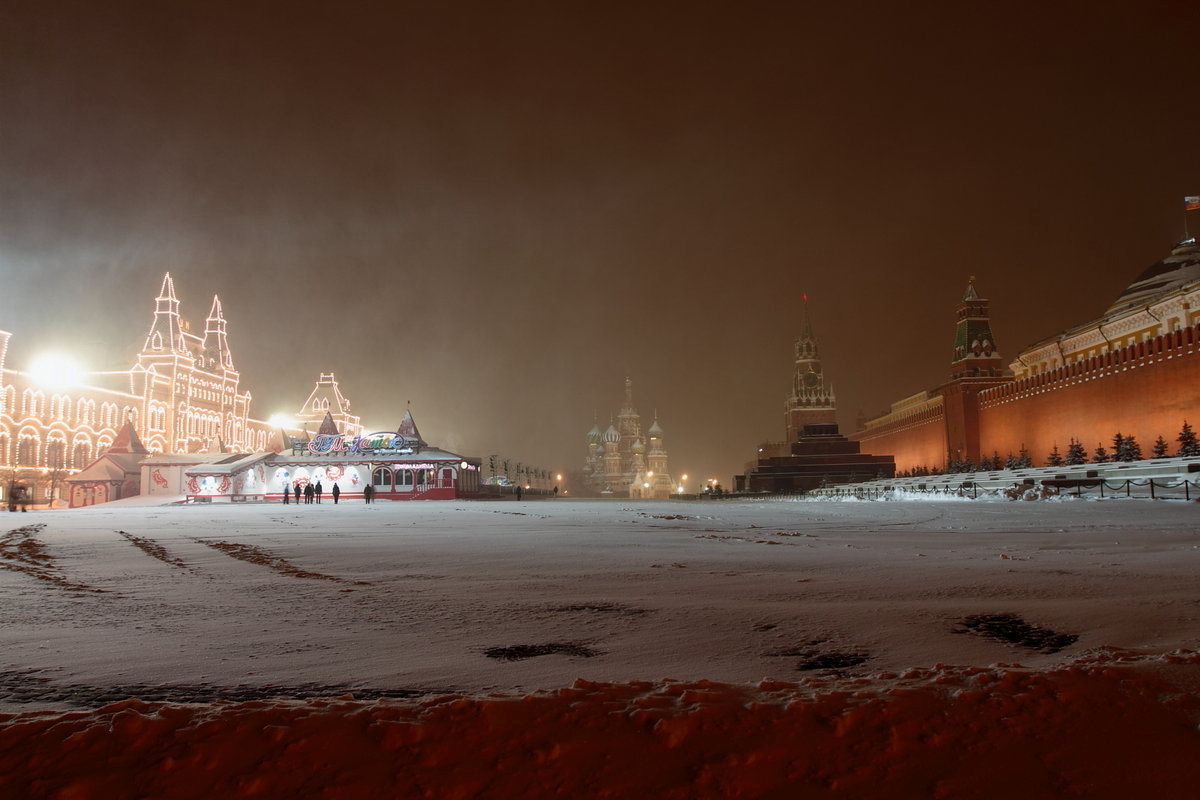 Москва снежная