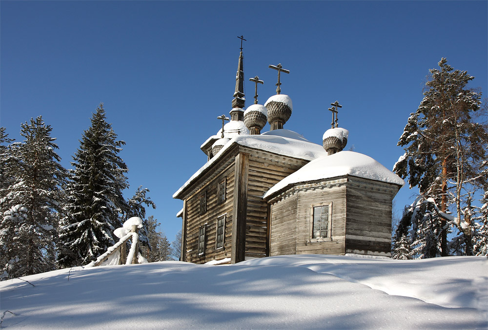 Затеренная в северных лесах.