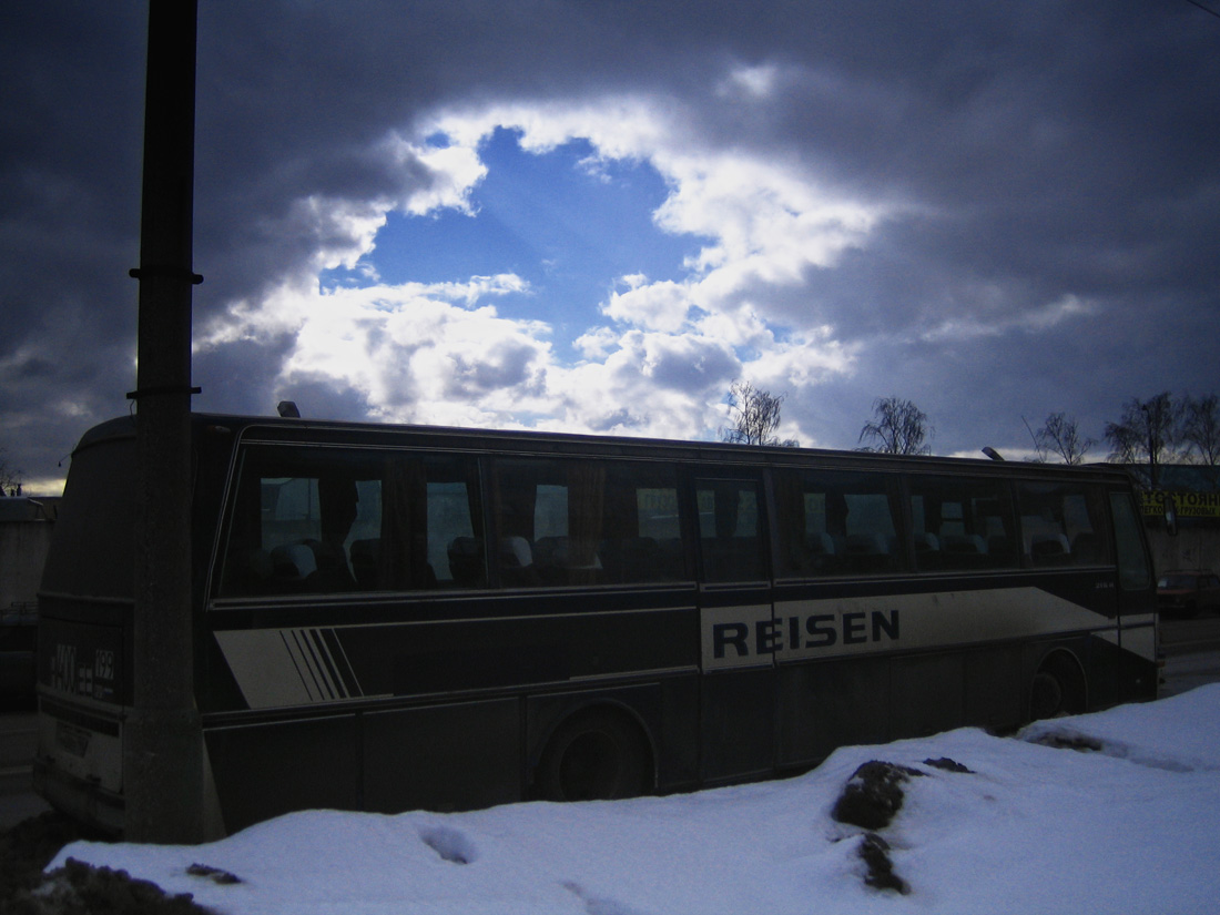 The Bus and Lights Behind