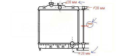 радиатор 16мм