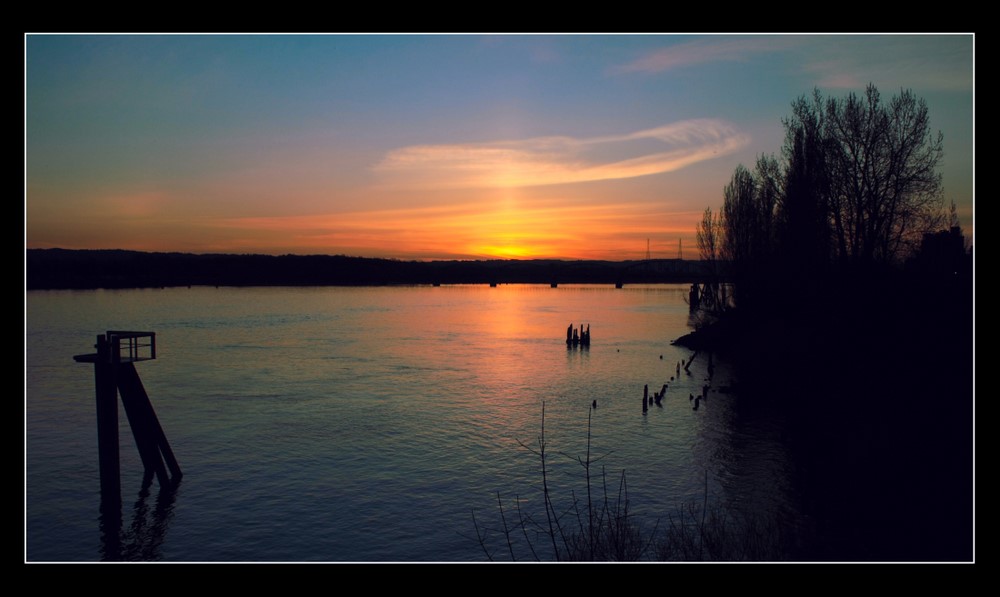 Vancouver, WA evening view