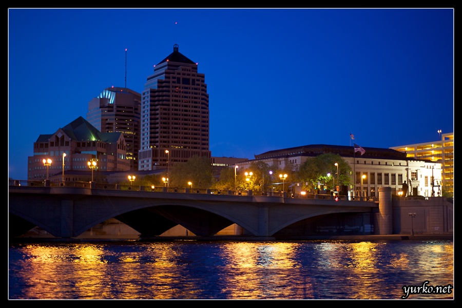 Colors of City Evening