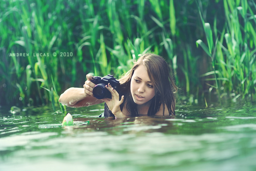 ...и в воду