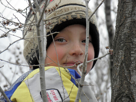 Сашка на дереве 