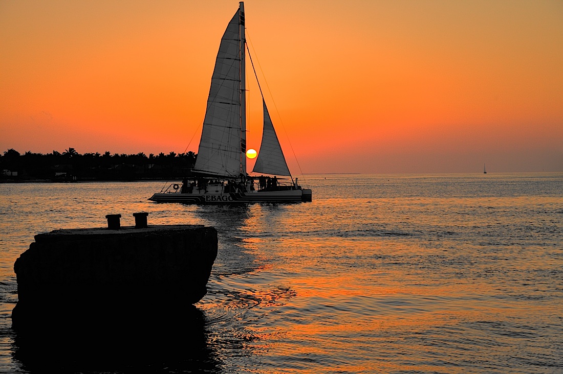 Закат на Key West (США)