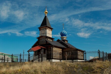 самый северный храм в мире. п. Хатанга.
