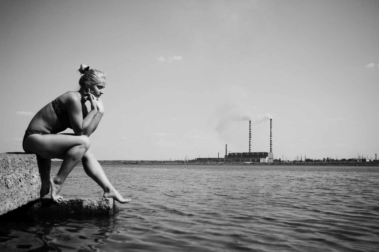 industrial beach