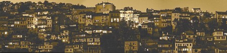 Велико Търново. Вечерняя панорама