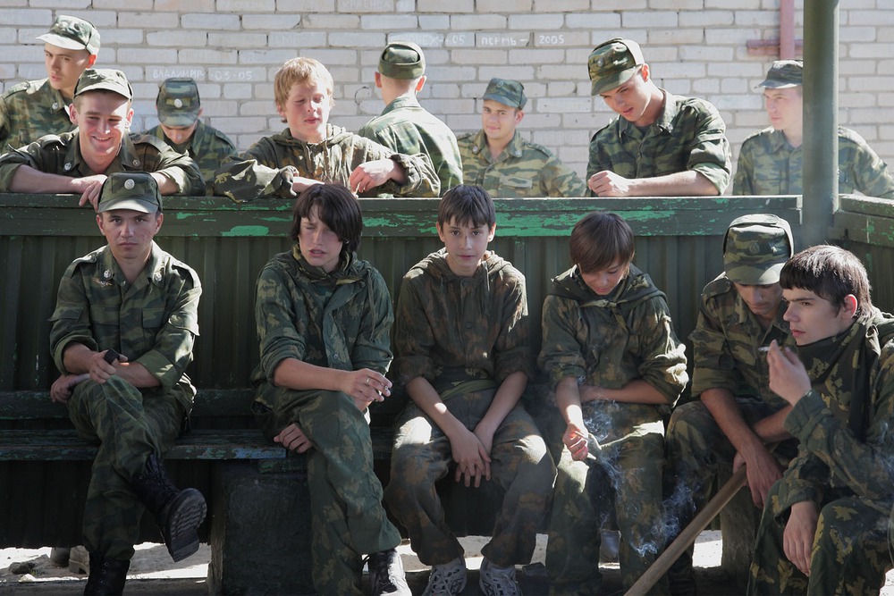 Про детей в военной части. Перекур