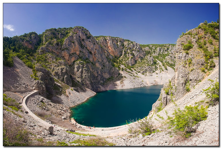 Голубое озеро Имотски (modro jezero Imotski Croatia)