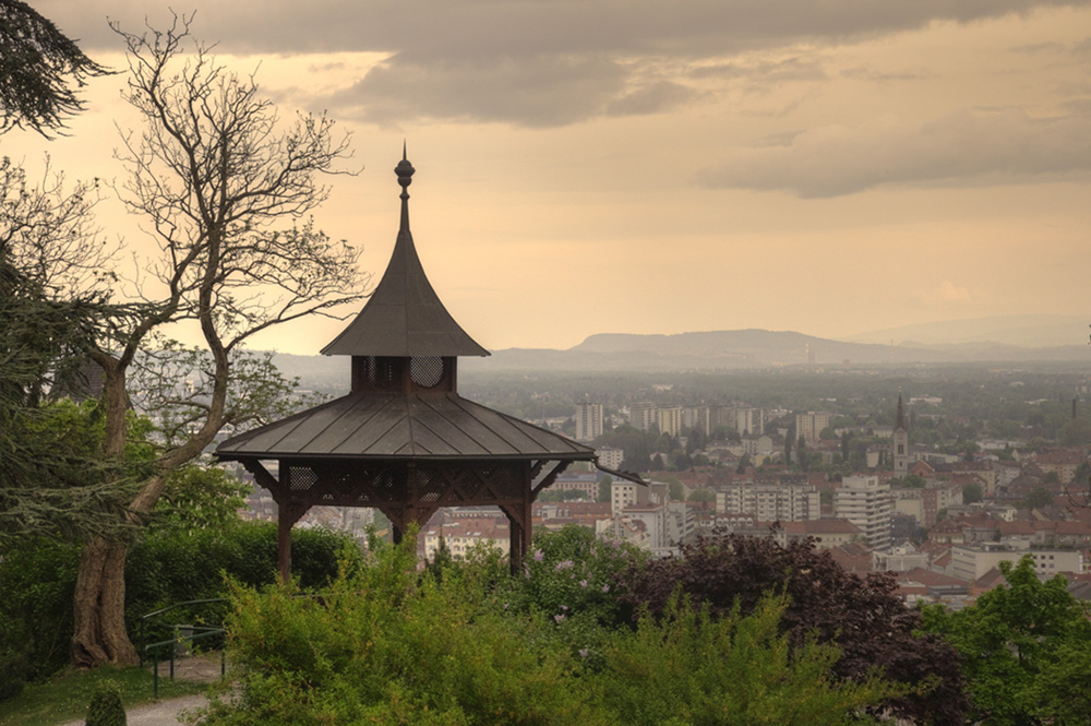 Грац, Австрия, вид из замка